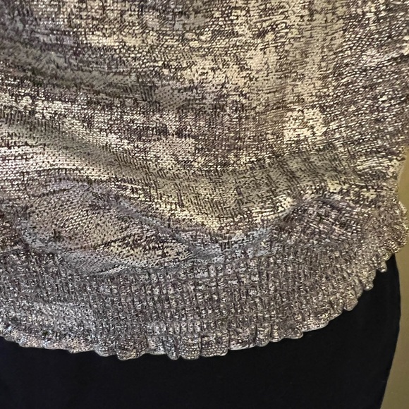 Anthropology Sexy Silver Tube Top Large NWT - Picture 6 of 9